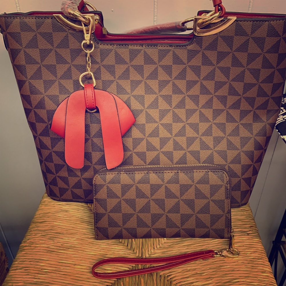 Beautiful leather handbag